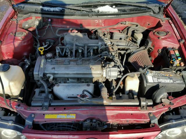 2T1BA02E0TC146553 - 1996 TOYOTA COROLLA RED photo 7