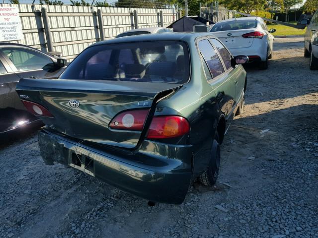 2T1BR12E52C562885 - 2002 TOYOTA COROLLA CE GREEN photo 4