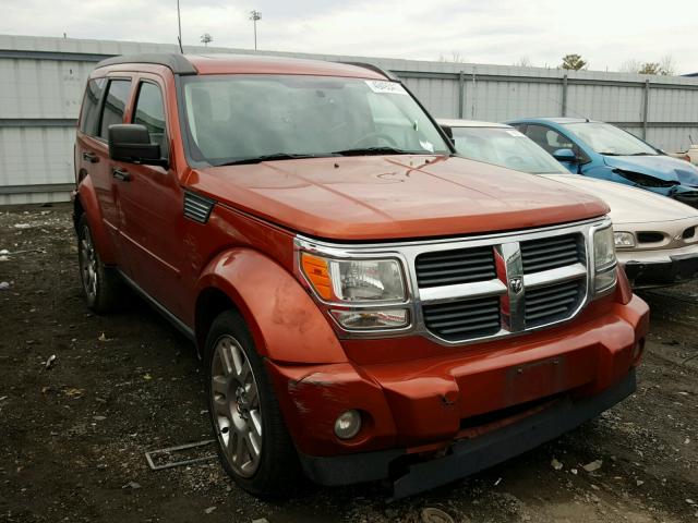 1D8GU58K38W151849 - 2008 DODGE NITRO SLT ORANGE photo 1