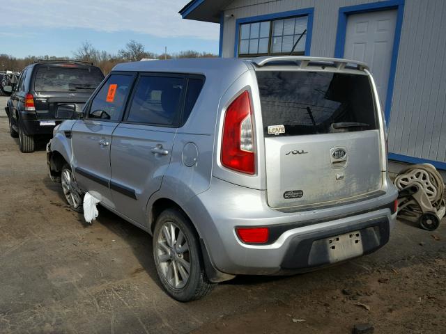 KNDJT2A63C7400785 - 2012 KIA SOUL + SILVER photo 3