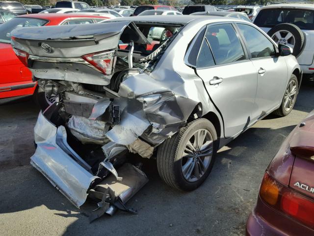 4T1BF1FK3GU138071 - 2016 TOYOTA CAMRY LE SILVER photo 4