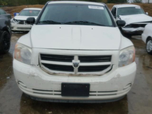 1B3HB28B47D516641 - 2007 DODGE CALIBER WHITE photo 9