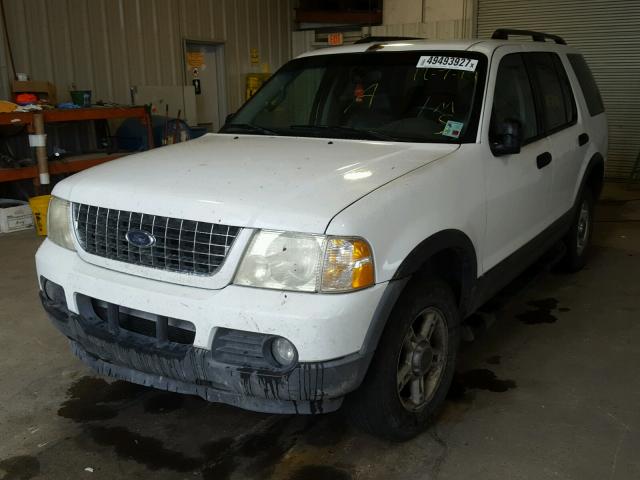 1FMZU63K63UA03392 - 2003 FORD EXPLORER X WHITE photo 2