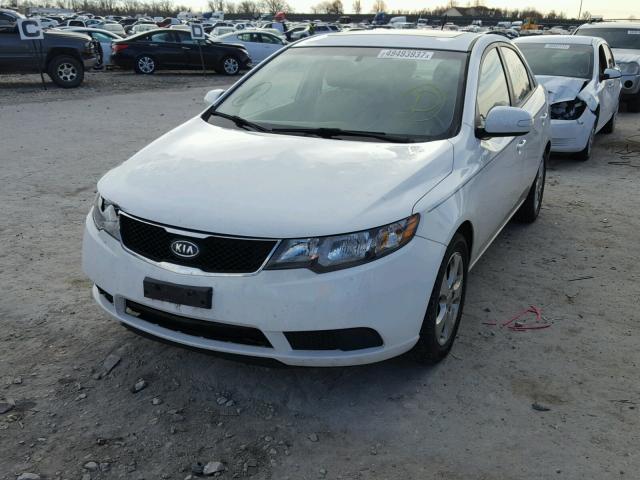 KNAFU4A25A5312449 - 2010 KIA FORTE EX WHITE photo 2