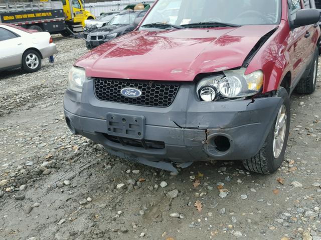 1FMCU93115KA97534 - 2005 FORD ESCAPE XLT RED photo 9