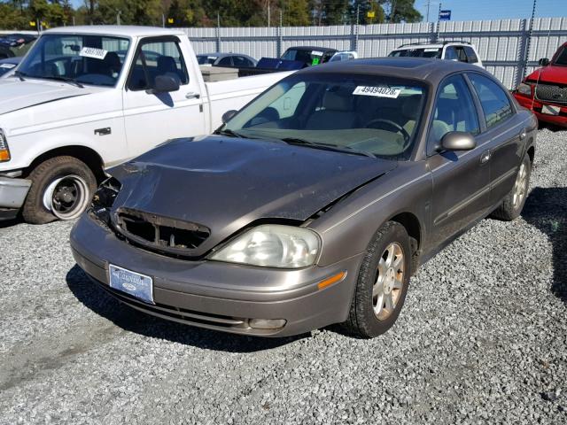 1MEHM55S92A634062 - 2002 MERCURY SABLE LS P GOLD photo 2