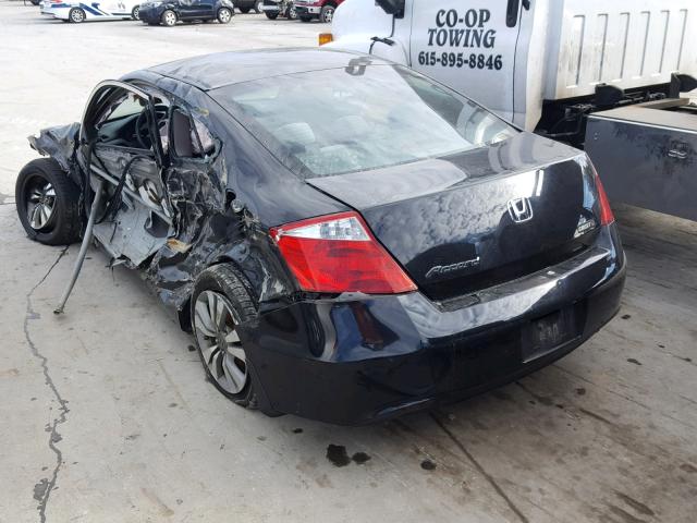 1HGCS12338A002966 - 2008 HONDA ACCORD LX- BLACK photo 3