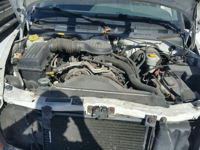 1B7GG22Y8XS202933 - 1999 DODGE DAKOTA WHITE photo 7