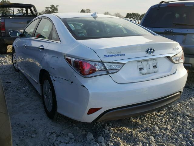 KMHEC4A45CA047167 - 2012 HYUNDAI SONATA HYB GRAY photo 3