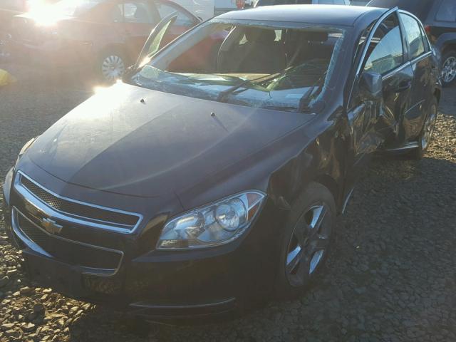 1G1ZH57B99F232443 - 2009 CHEVROLET MALIBU 1LT BLACK photo 2