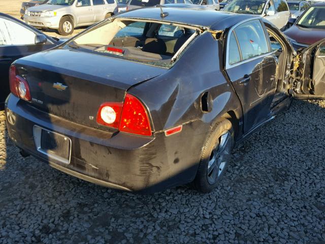 1G1ZH57B99F232443 - 2009 CHEVROLET MALIBU 1LT BLACK photo 4