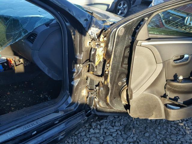 1G1ZH57B99F232443 - 2009 CHEVROLET MALIBU 1LT BLACK photo 9