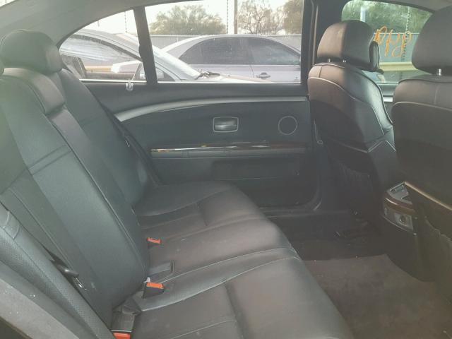 WBAGN63464DS47696 - 2004 BMW 745 LI BLACK photo 6