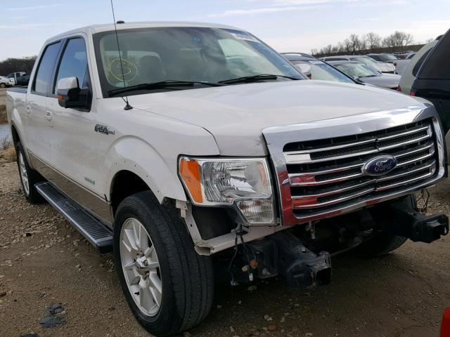 1FTFW1CTXDKE97623 - 2013 FORD F150 SUPER WHITE photo 1