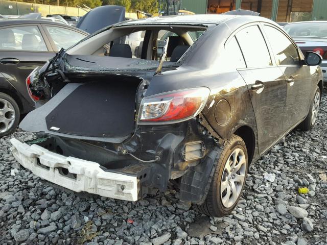 JM1BL1U7XD1766654 - 2013 MAZDA 3 I BLACK photo 4