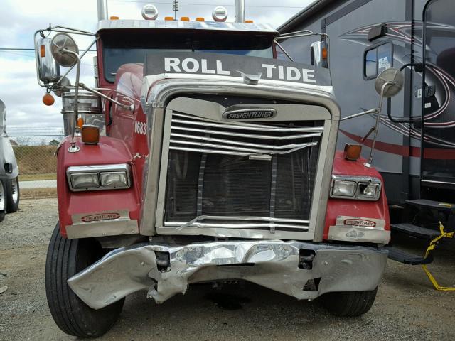 1FUJF6CK17DX83683 - 2007 FREIGHTLINER CONVENTION BURGUNDY photo 9