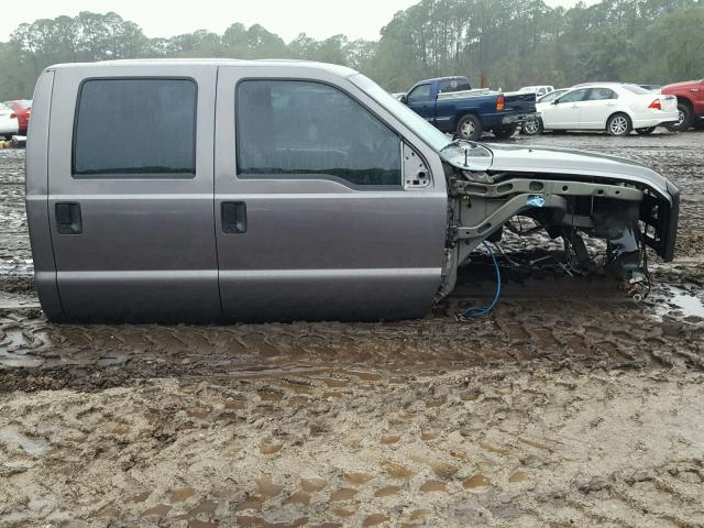 1FTWW31R18EA98901 - 2008 FORD F350 SRW S GRAY photo 10