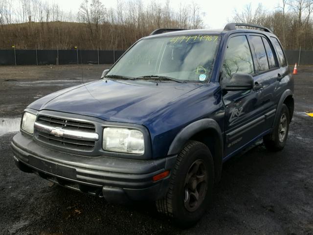 2CNBJ734236920376 - 2003 CHEVROLET TRACKER ZR BLUE photo 2