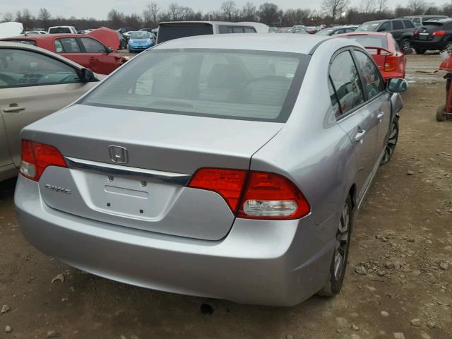 19XFA16909E025942 - 2009 HONDA CIVIC EXL Gümüş foto 4
