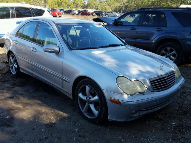 WDBRF40J84A625511 - 2004 MERCEDES-BENZ C 230K SPO SILVER photo 1