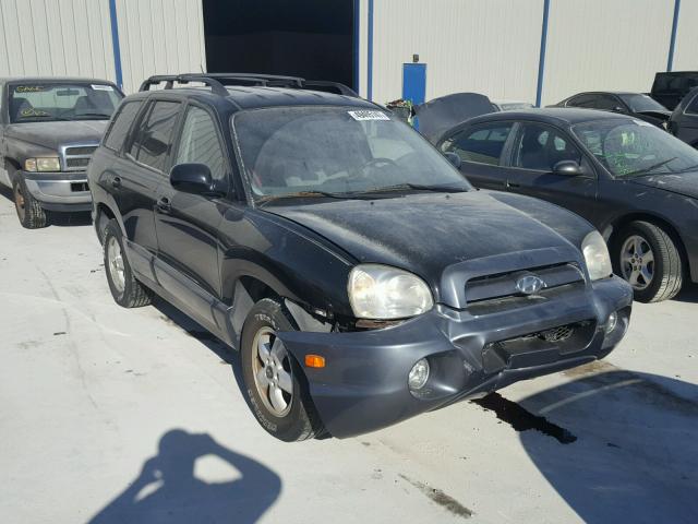 KM8SC13DX5U956652 - 2005 HYUNDAI SANTA FE G BLACK photo 1