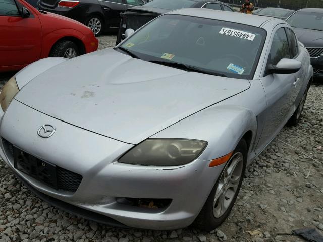 JM1FE173860202465 - 2006 MAZDA RX8 SILVER photo 2