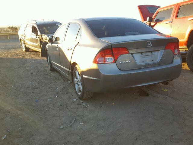 2HGFA16938H519099 - 2008 HONDA CIVIC EXL ნაცრისფერი ფოტო 3