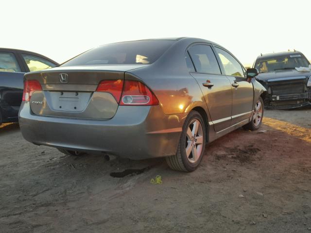 2HGFA16938H519099 - 2008 HONDA CIVIC EXL GRAY photo 4