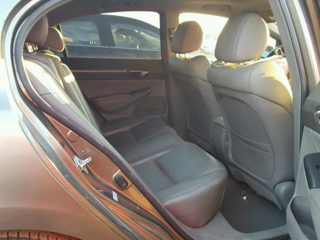 2HGFA16938H519099 - 2008 HONDA CIVIC EXL ნაცრისფერი ფოტო 6