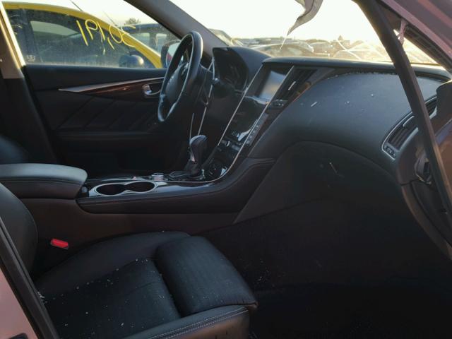 JN1BV7AR7EM699565 - 2014 INFINITI Q50 BASE Сріблястий фото 5