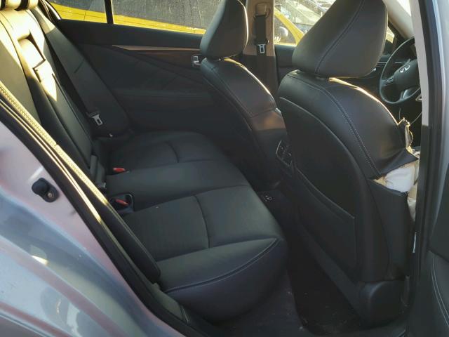 JN1BV7AR7EM699565 - 2014 INFINITI Q50 BASE Сріблястий фото 6