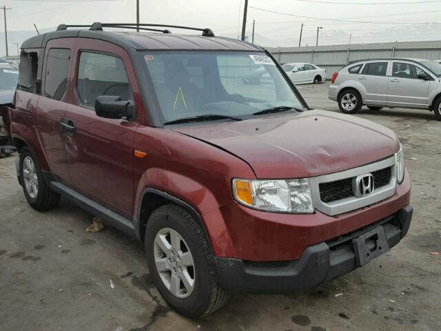 5J6YH2H74AL004863 - 2010 HONDA ELEMENT EX RED photo 1