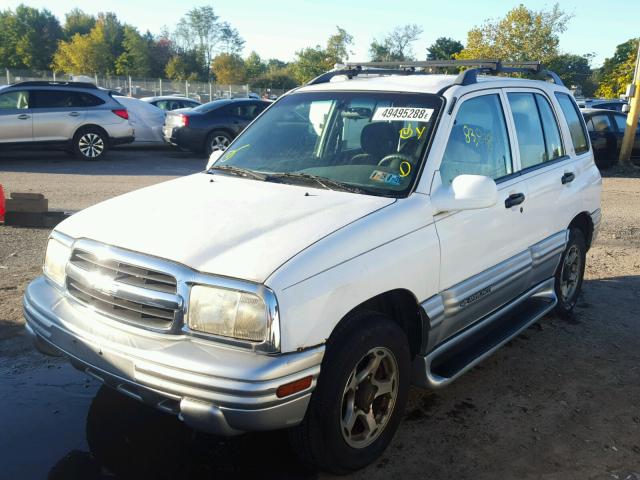 2CNBE634516936096 - 2001 CHEVROLET TRACKER LT WHITE photo 2