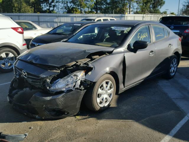 3MZBM1U79FM227460 - 2015 MAZDA 3 SPORT GRAY photo 2