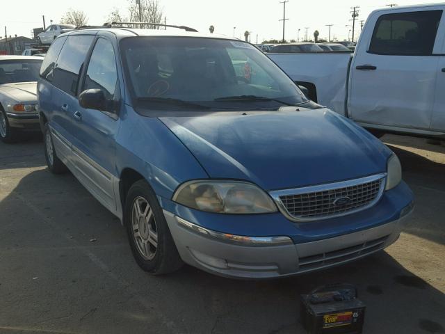 2FMZA53471BB95865 - 2001 FORD WINDSTAR S BLUE photo 1