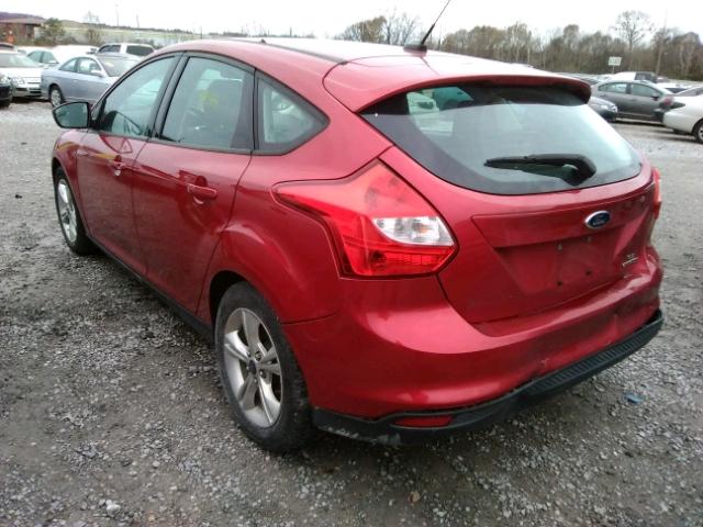 1FAHP3K20CL389889 - 2012 FORD FOCUS SE RED photo 3