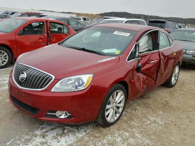 1G4PR5SK7C4161406 - 2012 BUICK VERANO CON RED photo 2