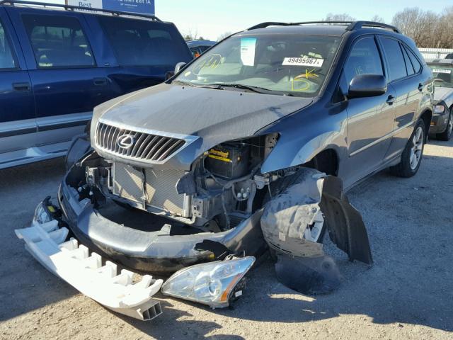 2T2HA31U35C046028 - 2005 LEXUS RX 330 GRAY photo 2