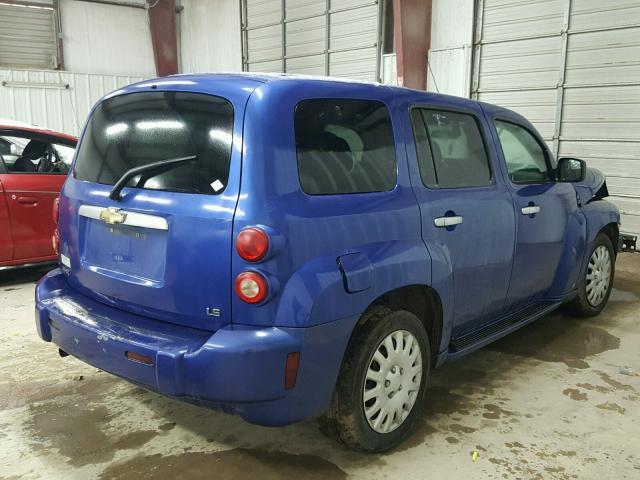 3GNDA13D76S638872 - 2006 CHEVROLET HHR LS BLUE photo 4