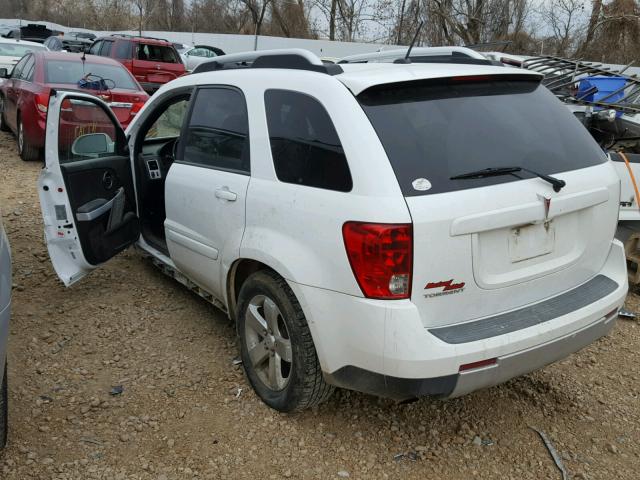 2CKDL33F386045942 - 2008 PONTIAC TORRENT WHITE photo 3