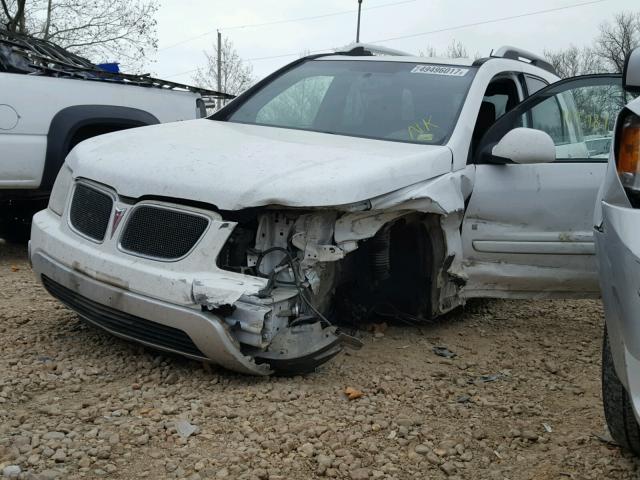 2CKDL33F386045942 - 2008 PONTIAC TORRENT WHITE photo 9