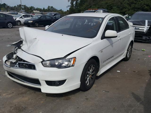 JA32V2FWXCU019250 - 2012 MITSUBISHI LANCER SE WHITE photo 2