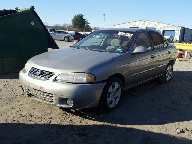 3N1CB51D83L809696 - 2003 NISSAN SENTRA XE GRAY photo 2