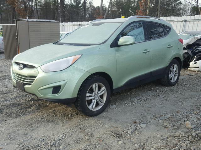 KM8JUCAC5BU200706 - 2011 HYUNDAI TUCSON GLS GREEN photo 2