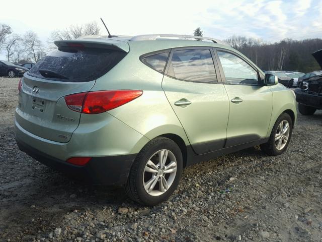 KM8JUCAC5BU200706 - 2011 HYUNDAI TUCSON GLS GREEN photo 4