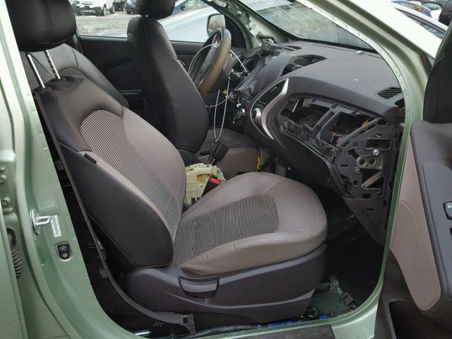 KM8JUCAC5BU200706 - 2011 HYUNDAI TUCSON GLS GREEN photo 5