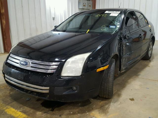 3FAHP07Z87R170142 - 2007 FORD FUSION SE BLACK photo 2