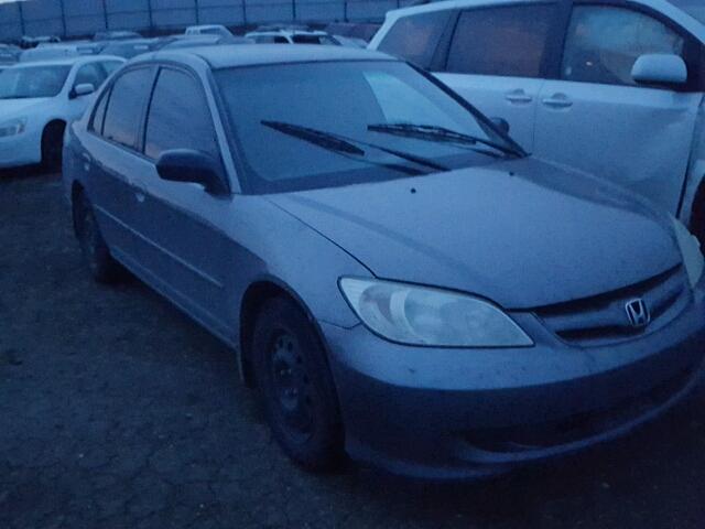 2HGES16695H537293 - 2005 HONDA CIVIC LX GRAY photo 1