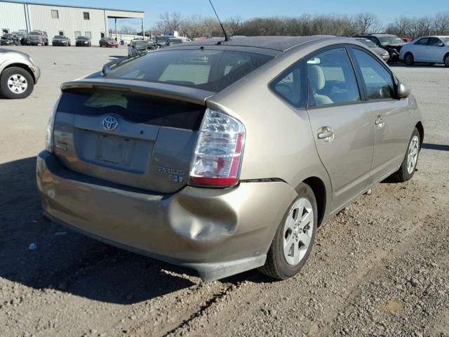 JTDKB20U167534917 - 2006 TOYOTA PRIUS BEIGE photo 4