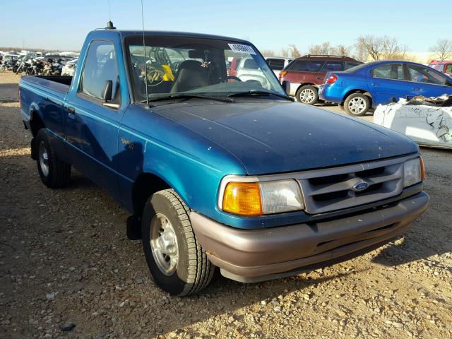 1FTCR10A6SUA38801 - 1995 FORD RANGER GREEN photo 1